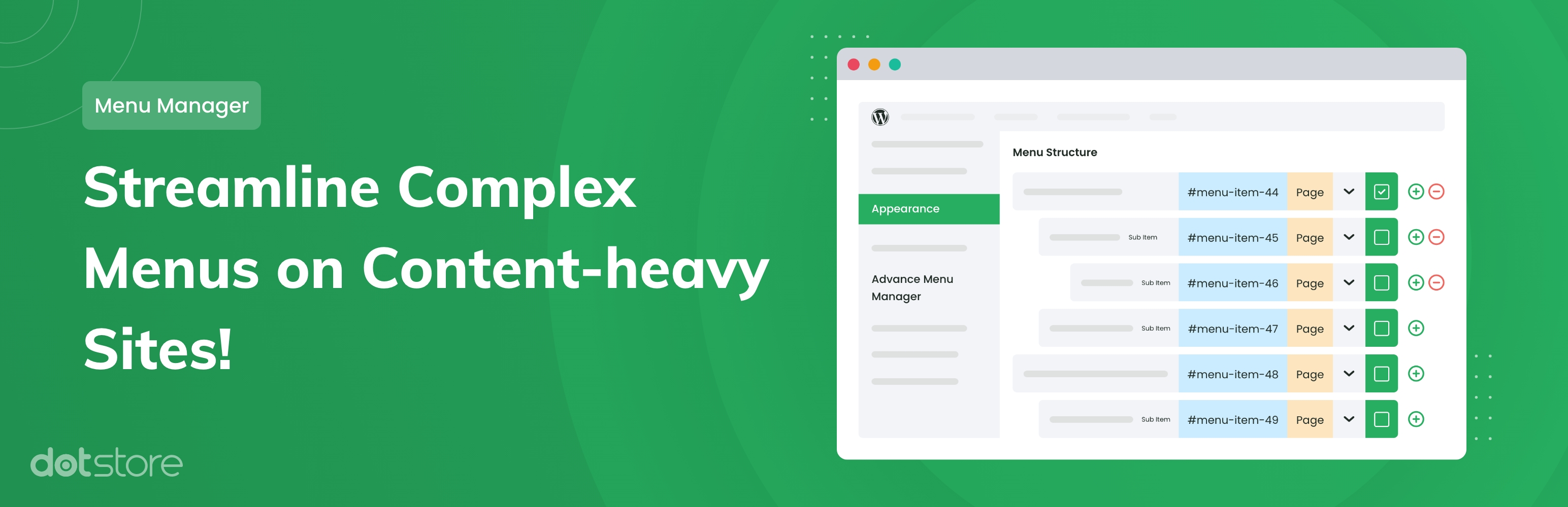 Advanced Menu Manager Pro – Built for Content-heavy WordPress Sites to Add, Filter, Lock, and Edit Menus Easily
