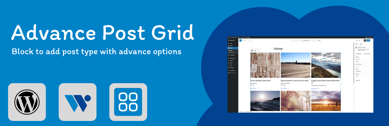 Advance Post Grid