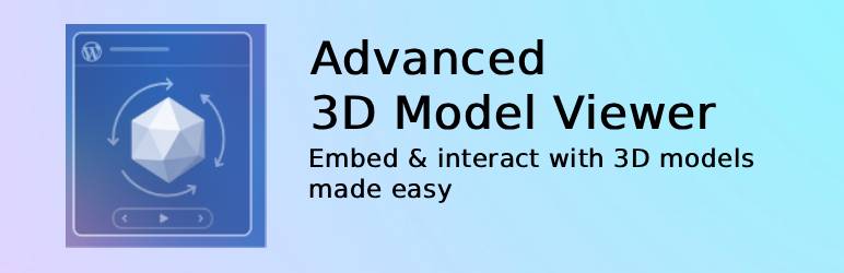 3D Viewer – glb/gltf Viewer by WPSE