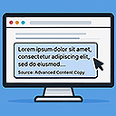 Advanced Content Copy logo