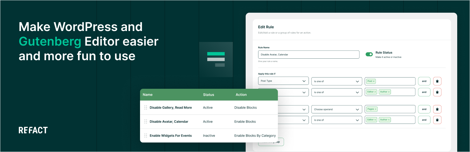 WordPress 外掛 Advanced Control for Gutenberg 的封面圖片。