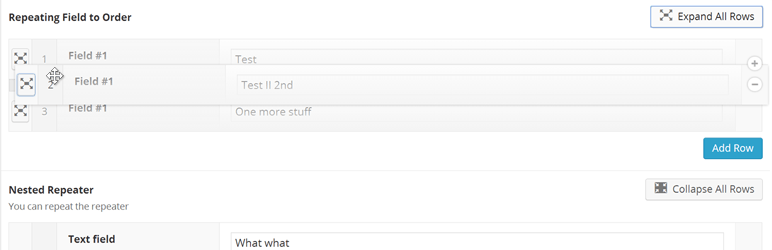 Advanced Custom Fields Repeater & Flexible Content Fields Collapser