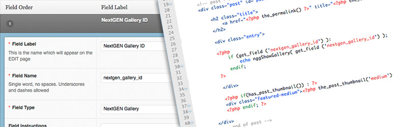 Advanced Custom Fields: NextGEN Gallery Field add-on