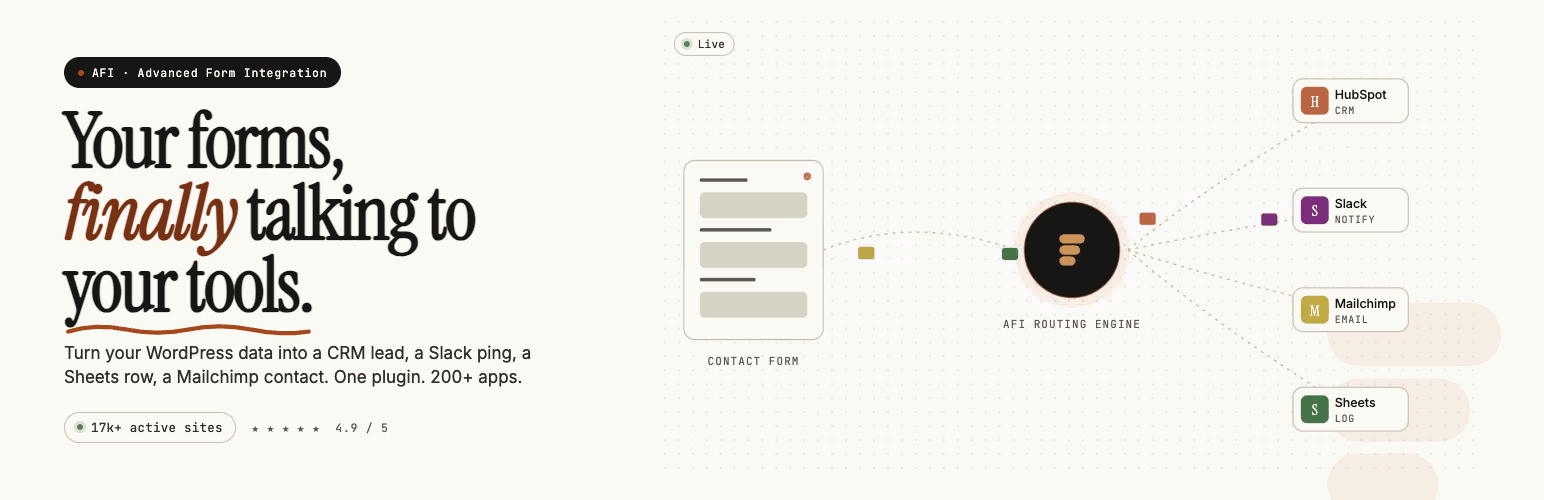 AFI – The Easiest Integration Plugin