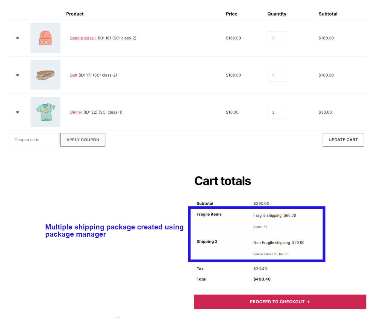 Conditional shipping & Advanced Flat rate shipping rates / Flexible shipping for WooCommerce shipping