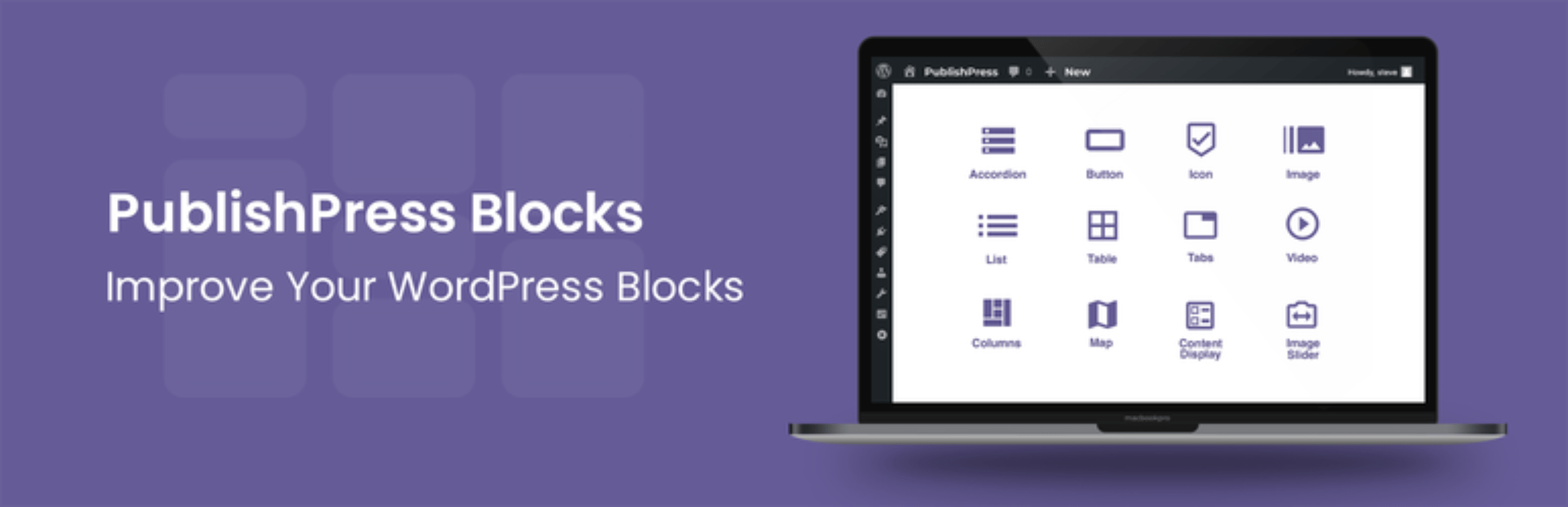 Bannière de Gutenberg Blocks – PublishPress Blocks Gutenberg Editor Plugin