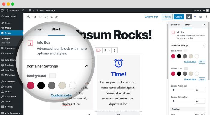 Icon Block with the PublishPress Blocks plugin