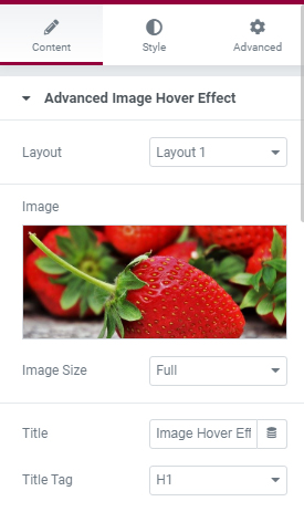 Advanced Image Hover Effect for Elementor