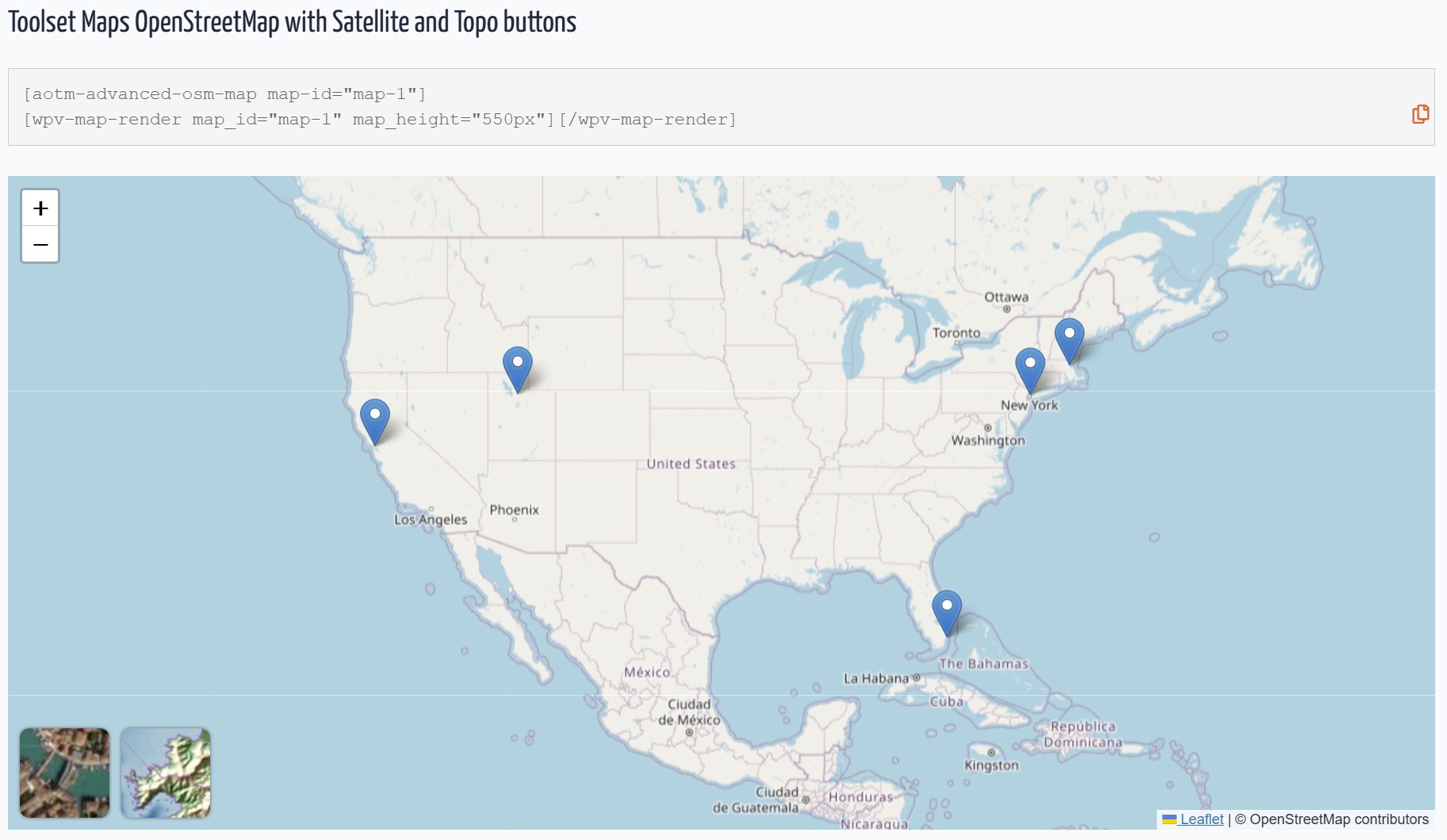 Advanced OSM for Toolset Maps
