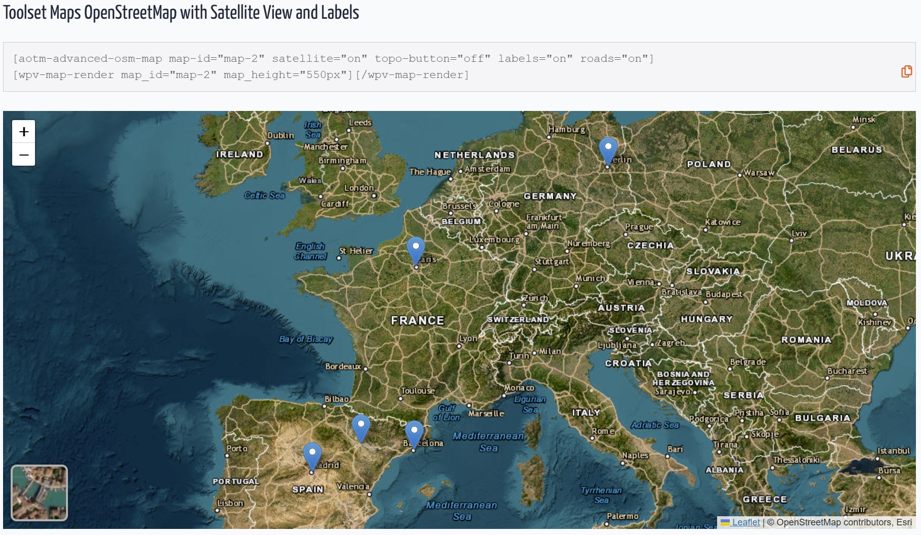 Advanced OSM for Toolset Maps