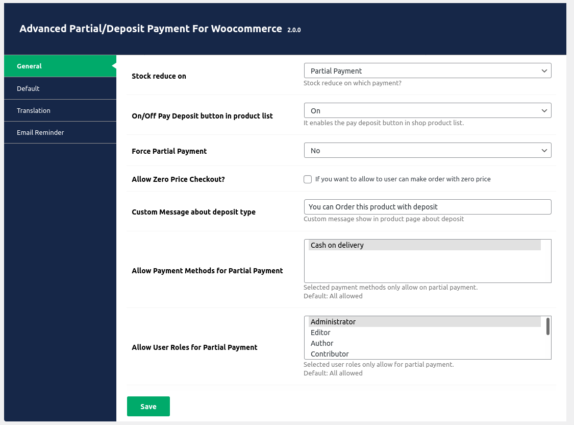 Deposits and Partial Payments for WooCommerce – WpDepositly | MagePeople