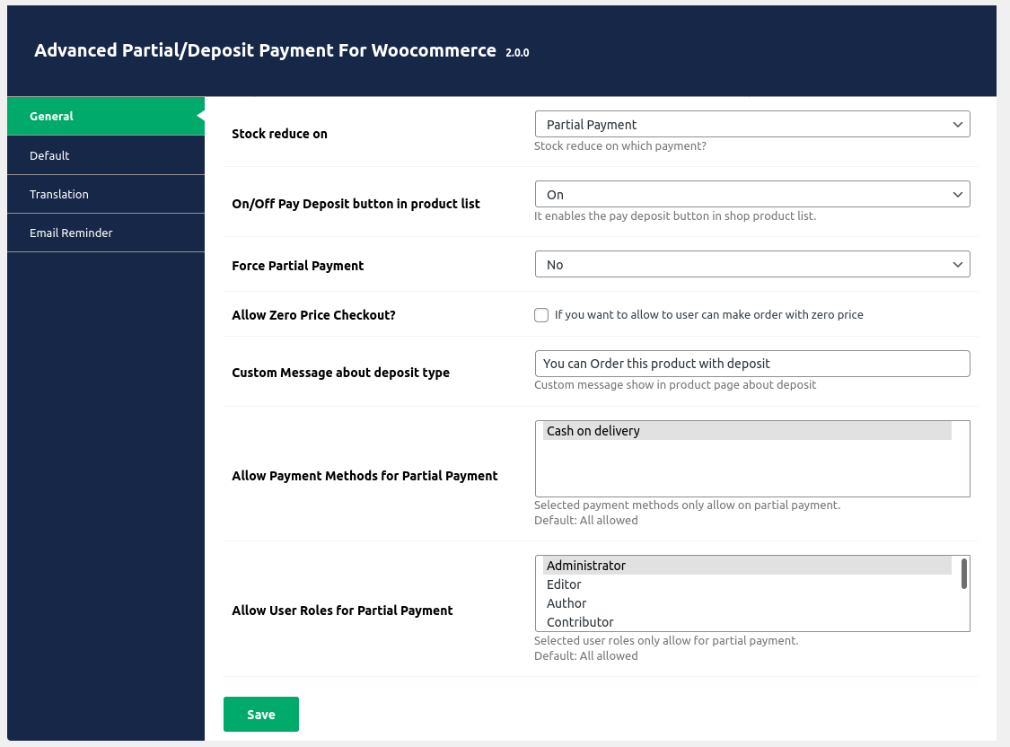 Deposit & Partial Payment Solution for WooCommerce – WpDepositly | MagePeople