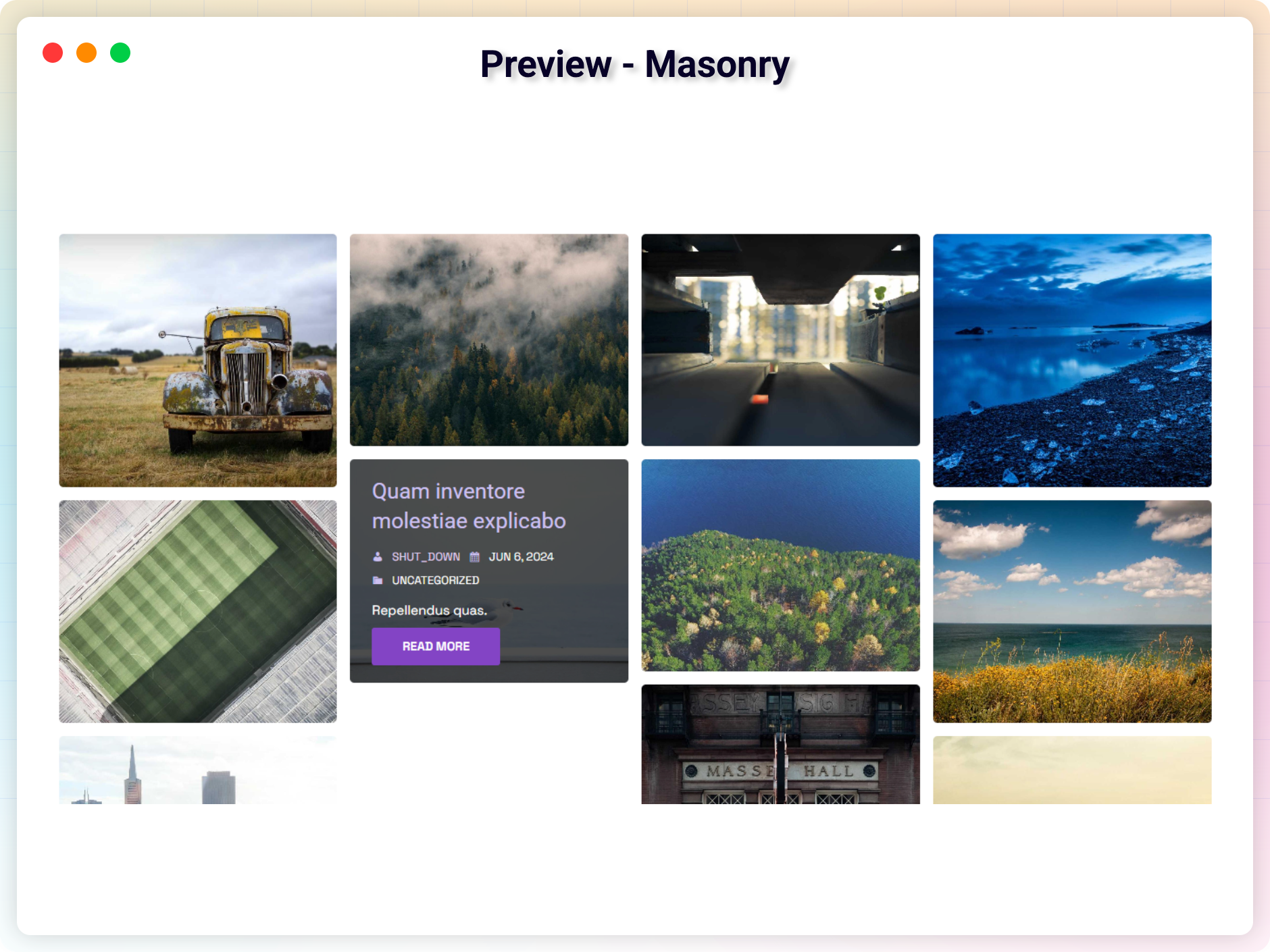 Preview - Masonry