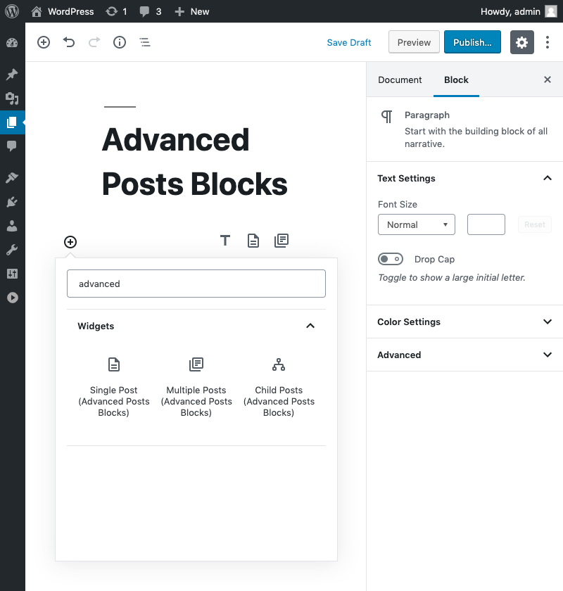 Blocks