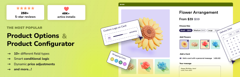 Advanced Product Fields (Product Addons) for WooCommerce
