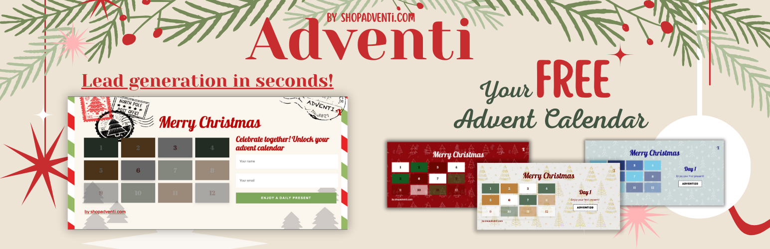 Adventi – Lead Generator Advent Calendar