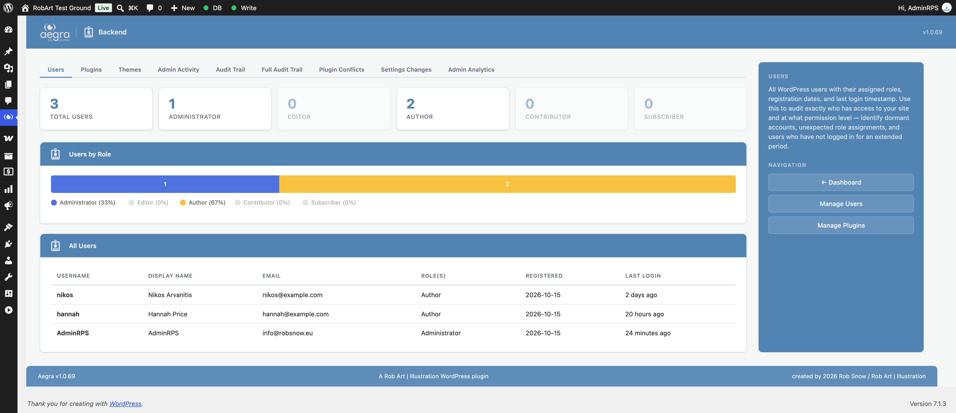 Backend — admin performance and slow request tracking
