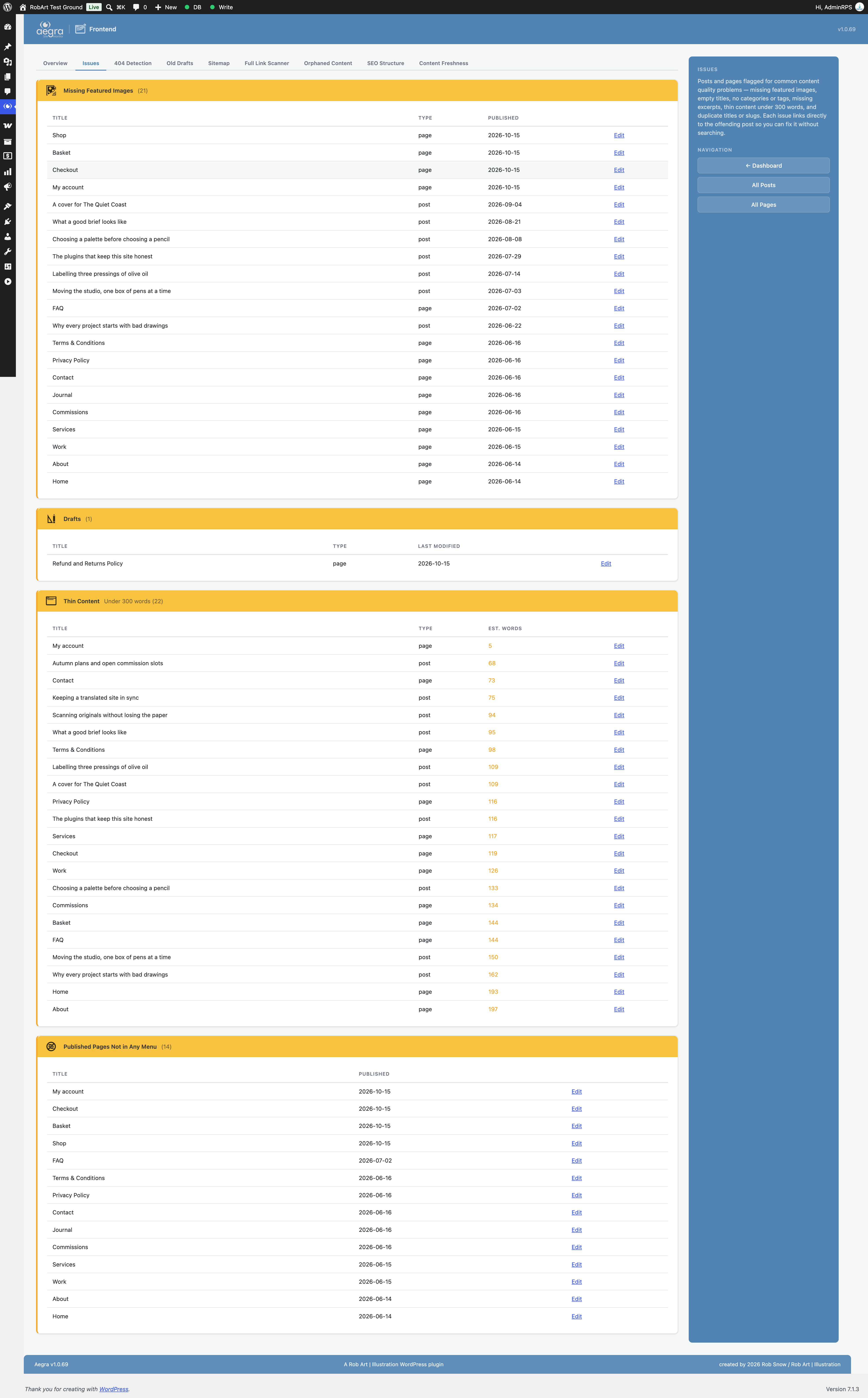 Frontend — page load and Core Web Vitals overview