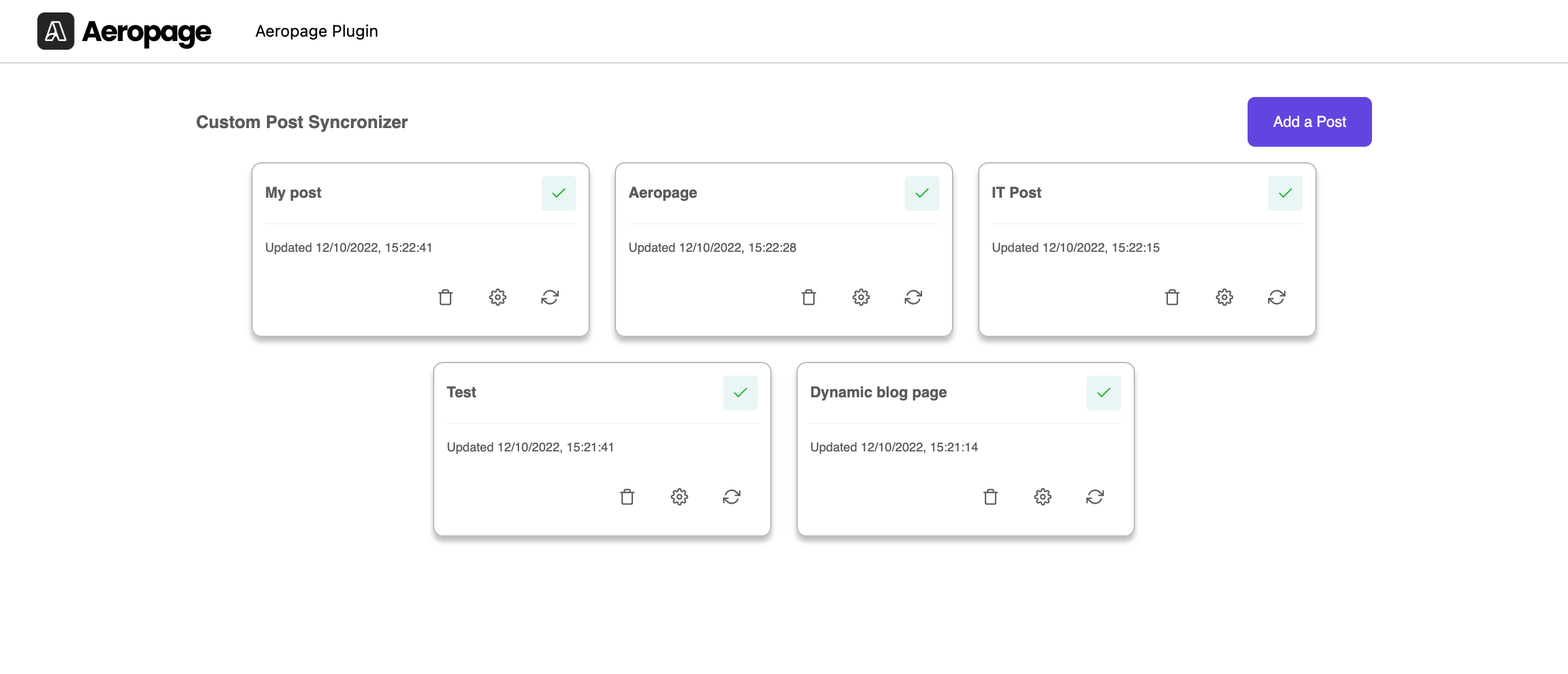 Aeropage Sync for Airtable