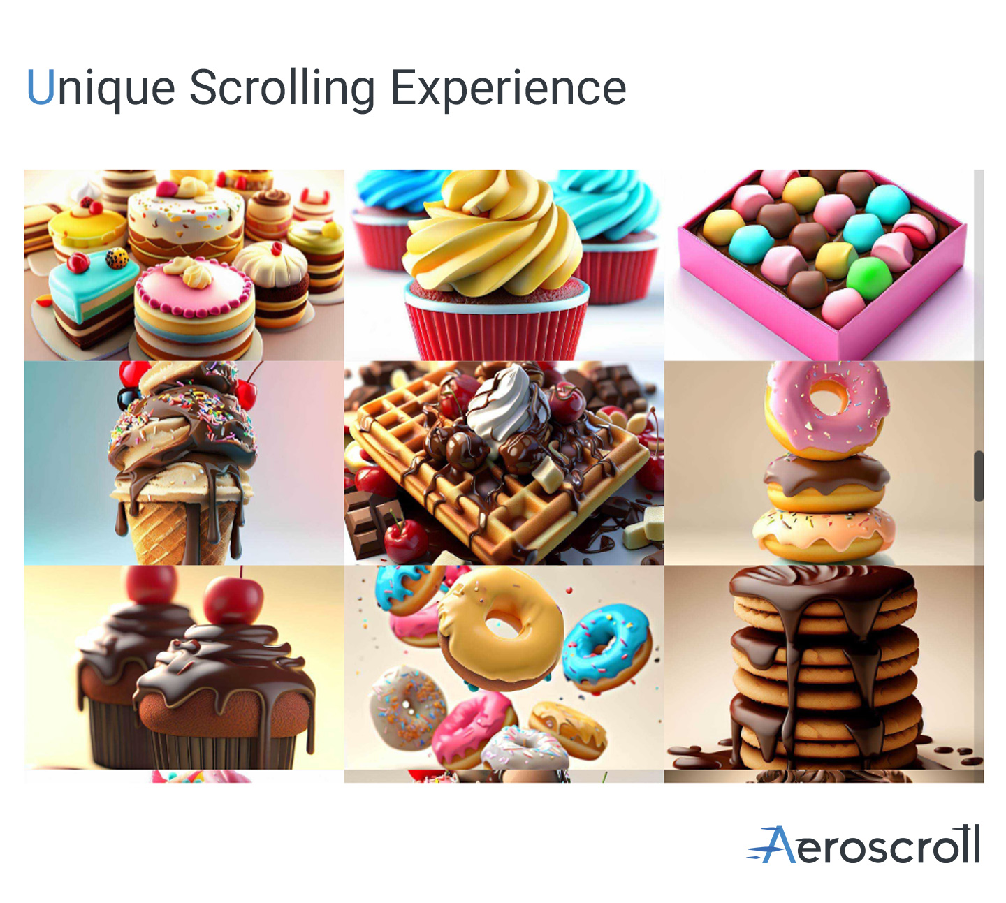 Screenshot of Infinite Scroll Gallery