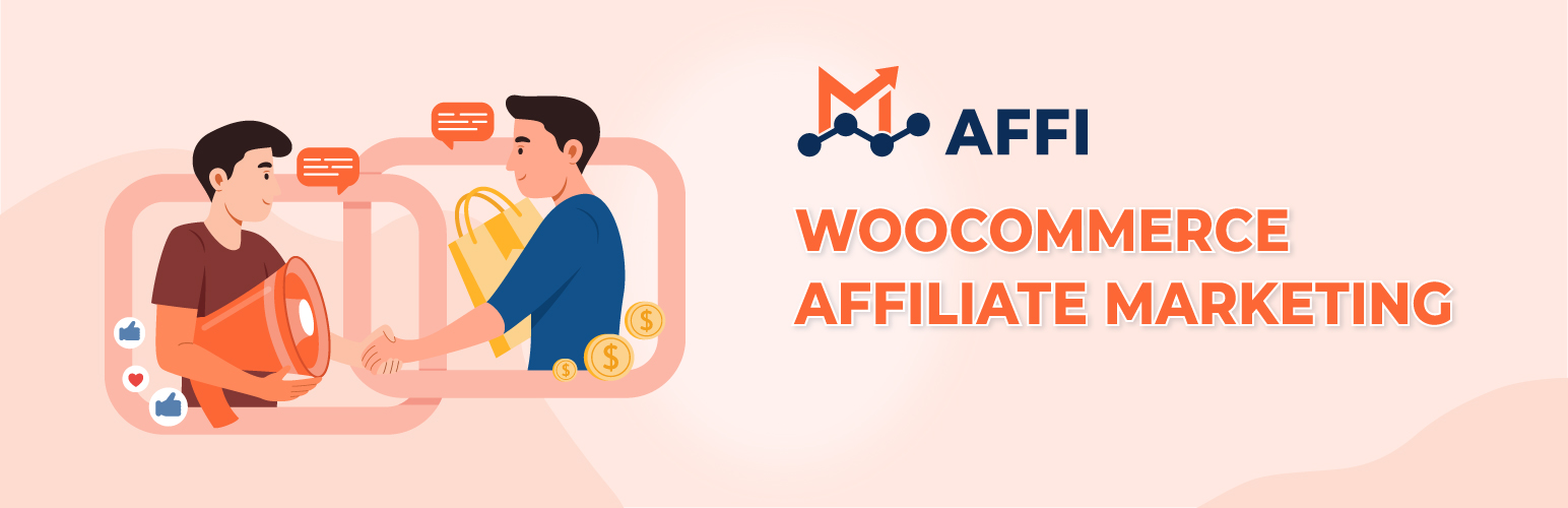 WordPress 外掛 AFFI – Affiliate Marketing for WooCommerce 的封面圖片。
