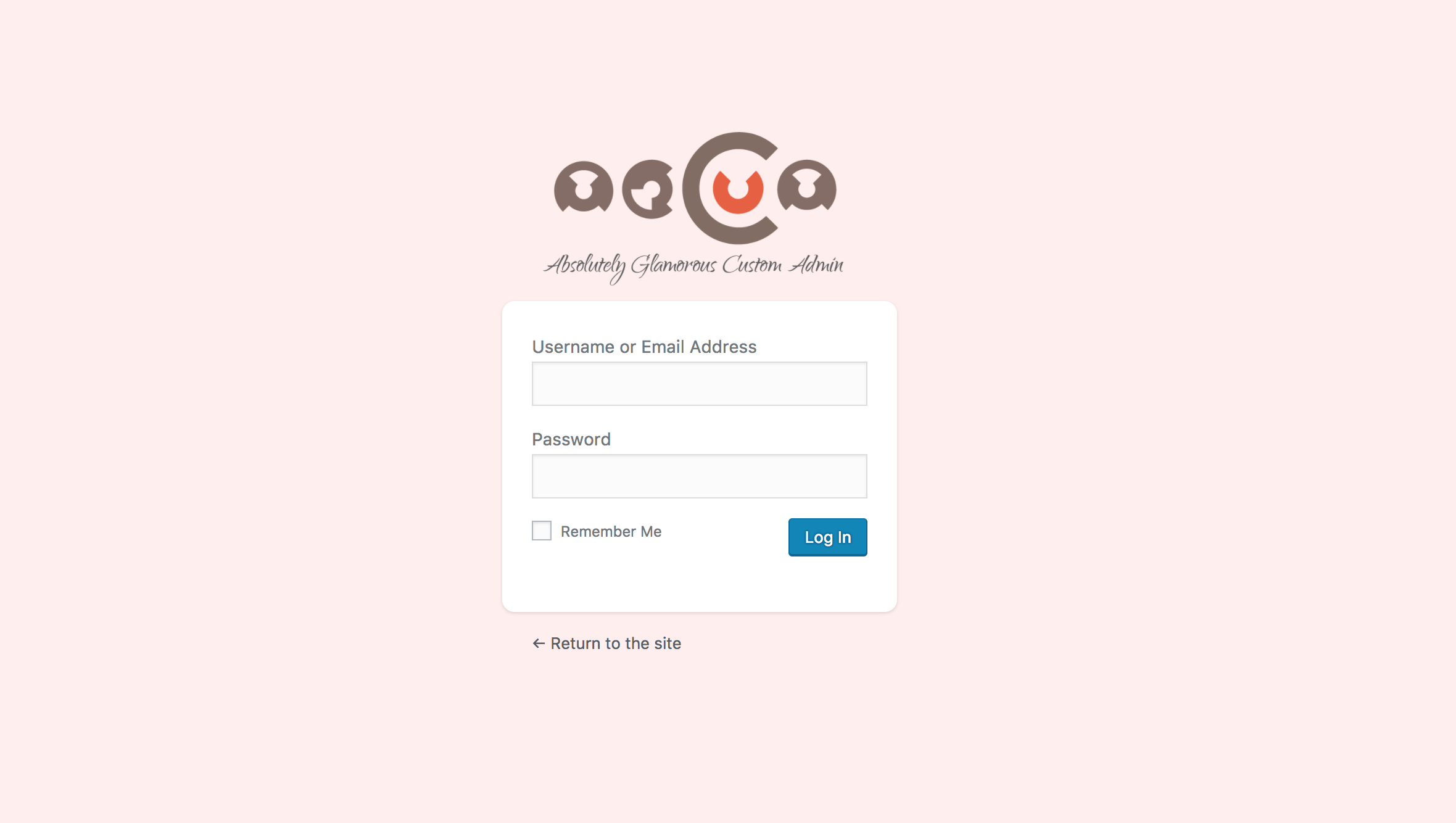 Login page can be customized and styled with custom branding logo or image, rounded borders, background colors