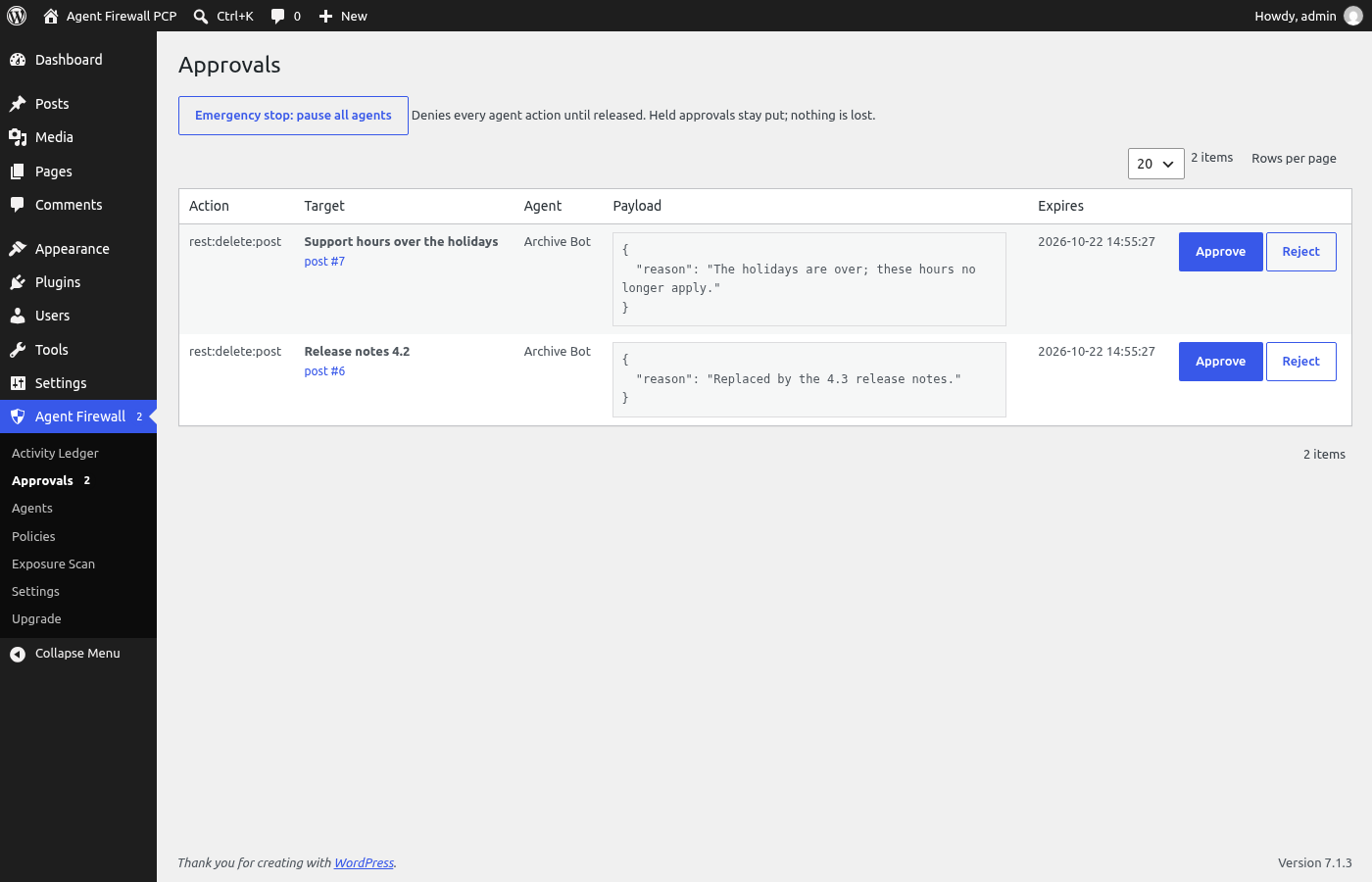Agentic Daisy AI Agent Firewall