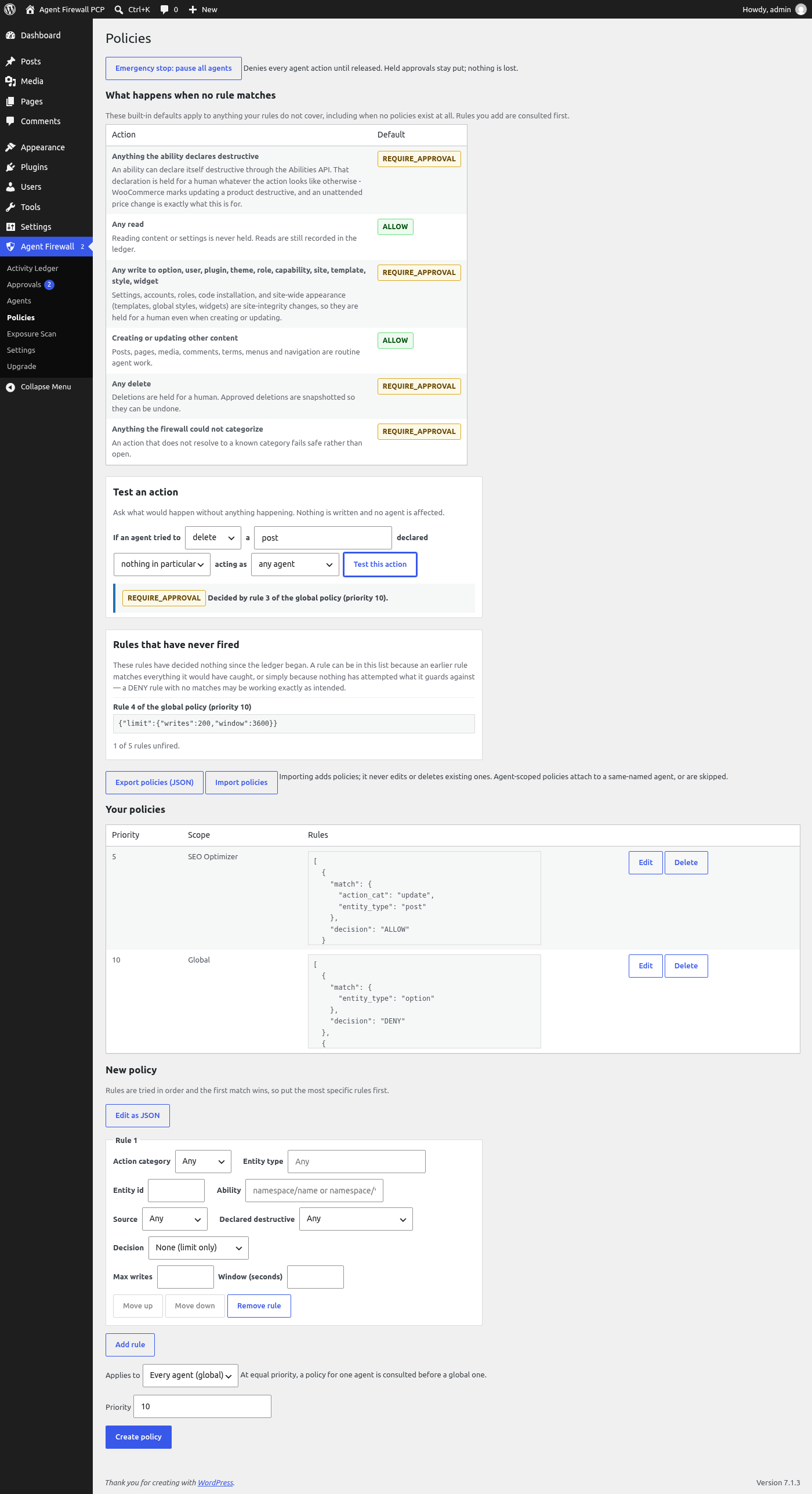 Agentic Daisy AI Agent Firewall