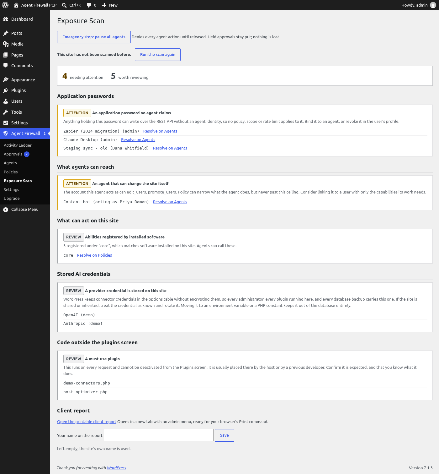 Agentic Daisy AI Agent Firewall