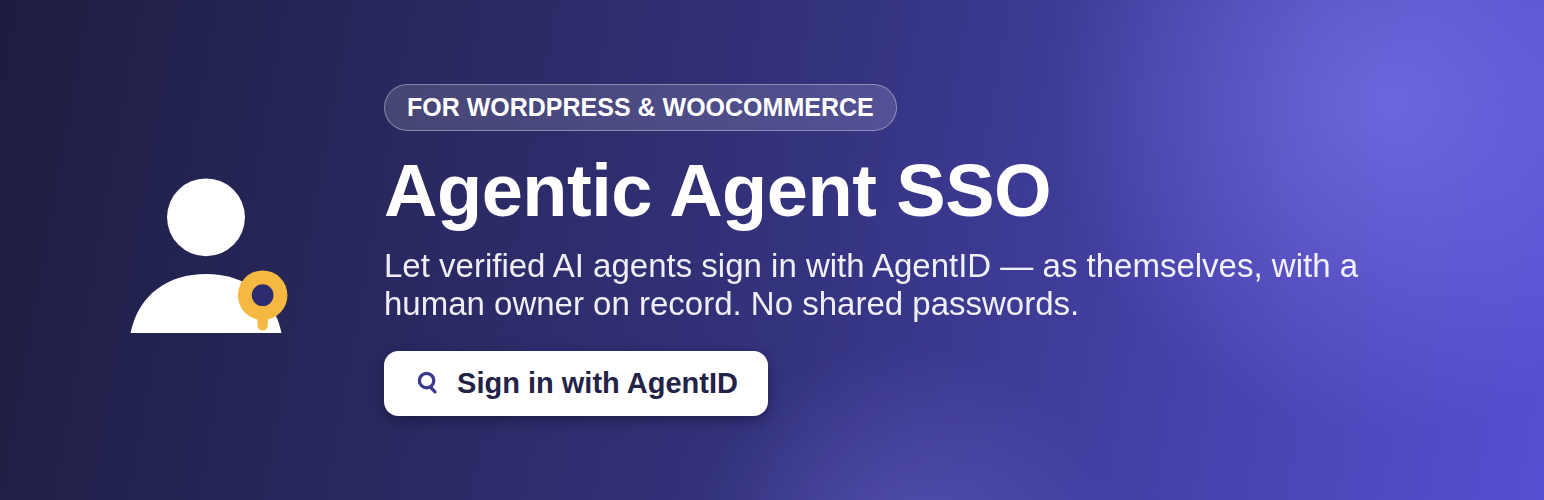 WordPress 外掛 AgentKey Sign-In for AgentID 的封面圖片
