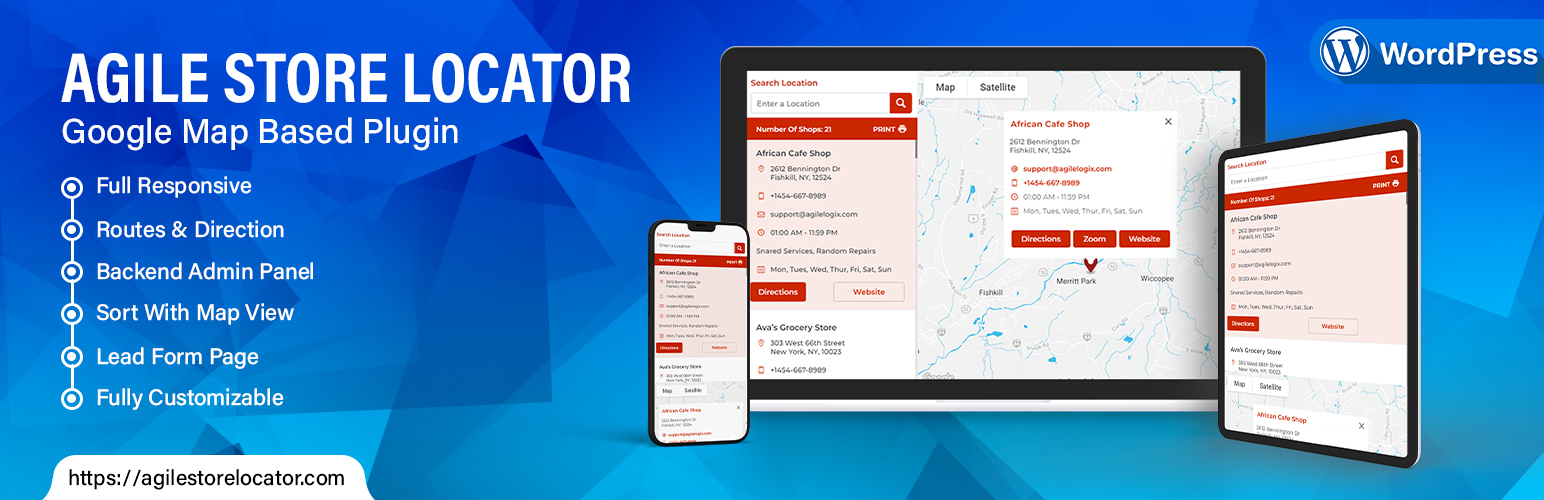 Product image for Store Locator WordPress.