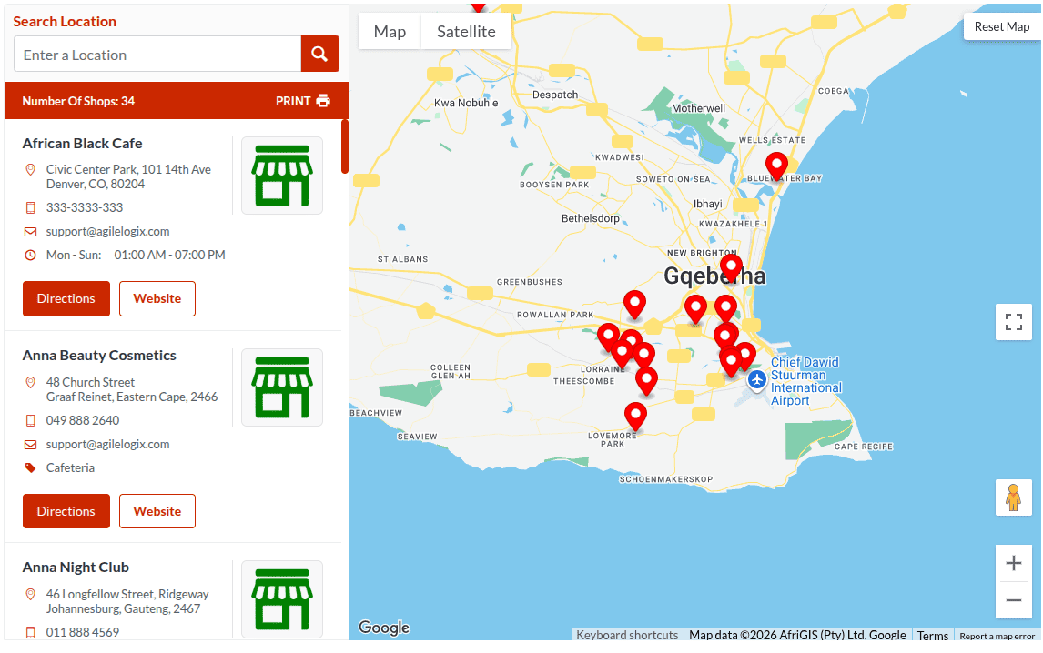 Store Locator UI