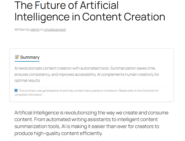 AHM AI Post Summary - Screenshot 5