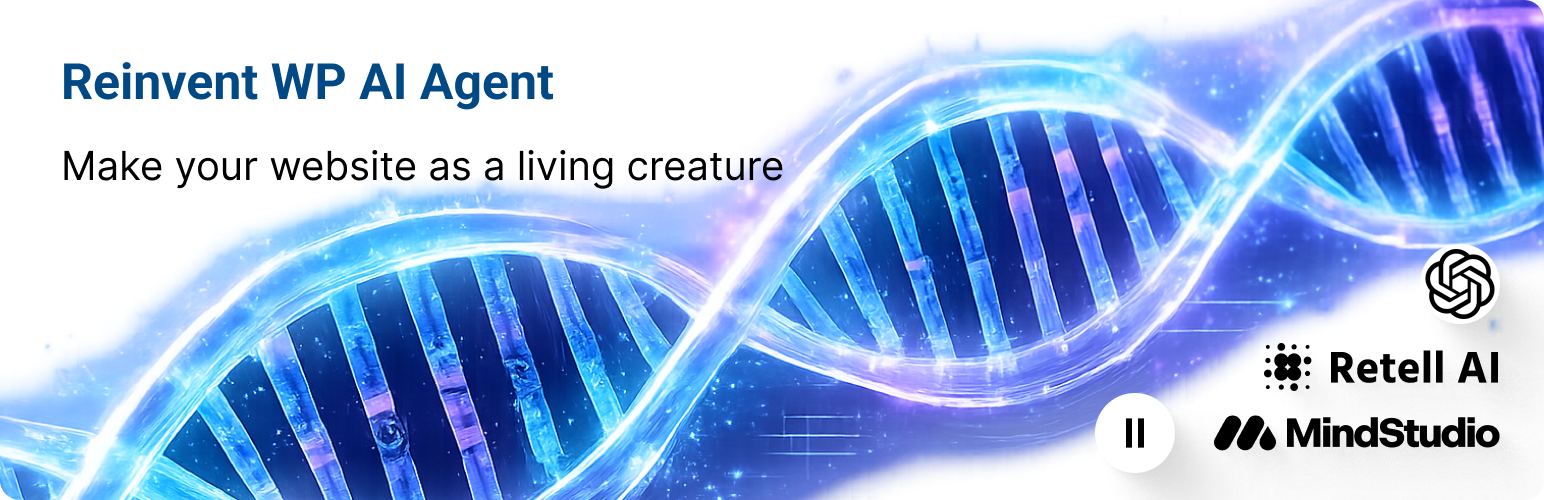 WordPress 外掛 Reinvent AI Agent 的封面圖片