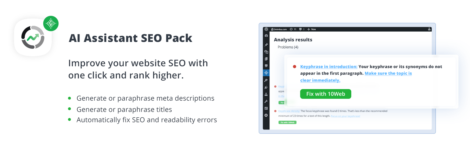 AI Assistant by 10Web – SEO Pack