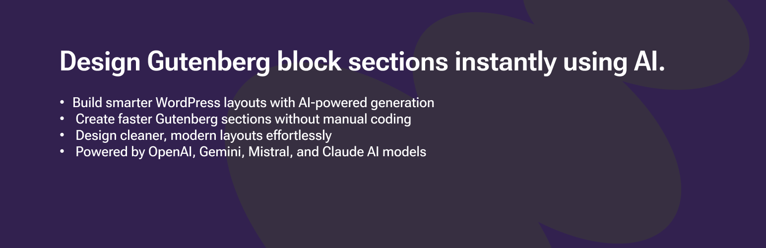 AI Blocks Studio – for Gutenberg