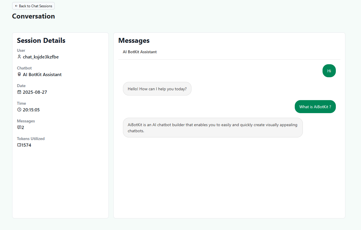 Conversation History