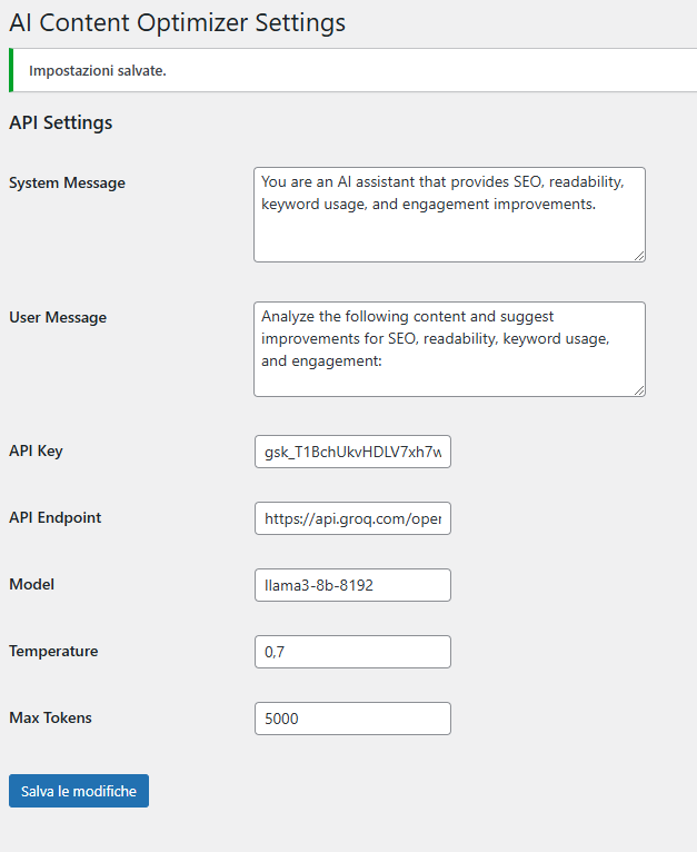 Styled HTML preview of suggestions