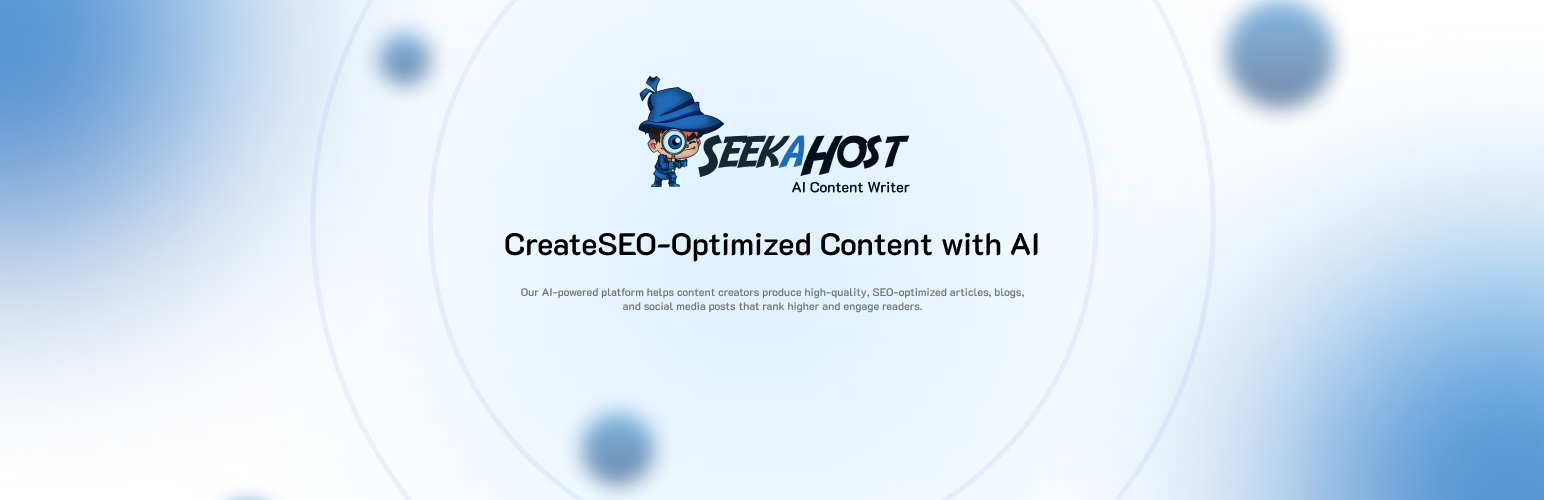 Ai Content Writer : Seekahost