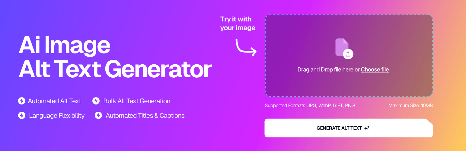 Ai Image Alt Text Generator for WP