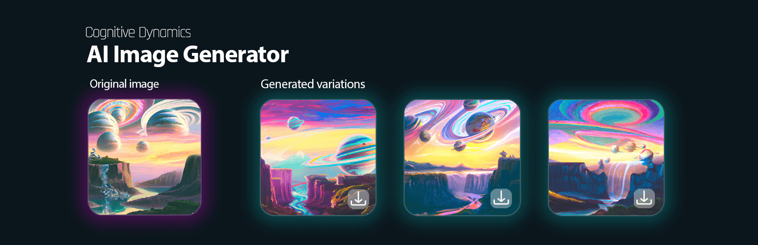 WordPress 外掛 AI Image Generator – Easy image creation with AI 的封面圖片。