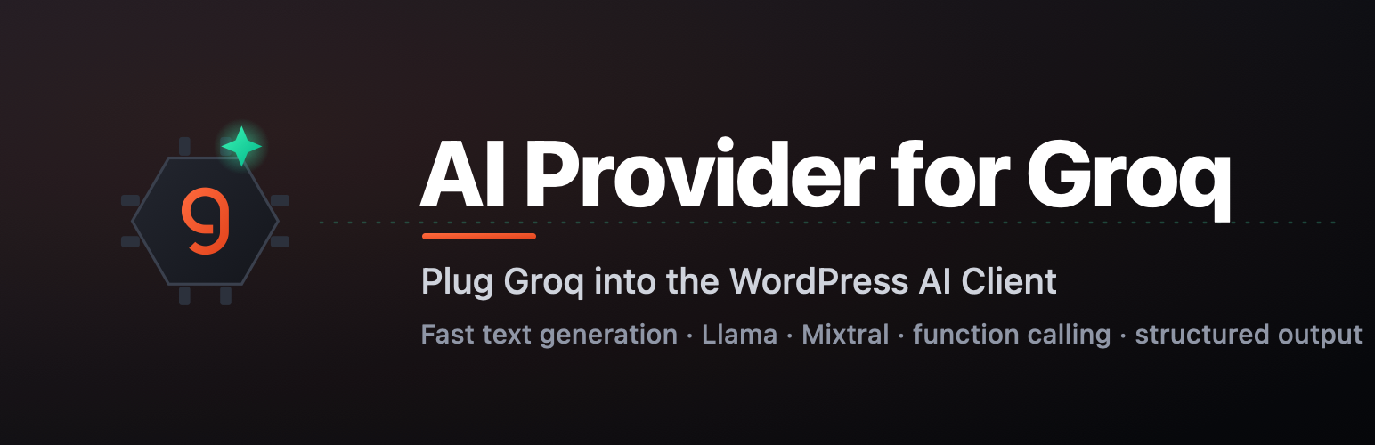 AI Provider for Groq
