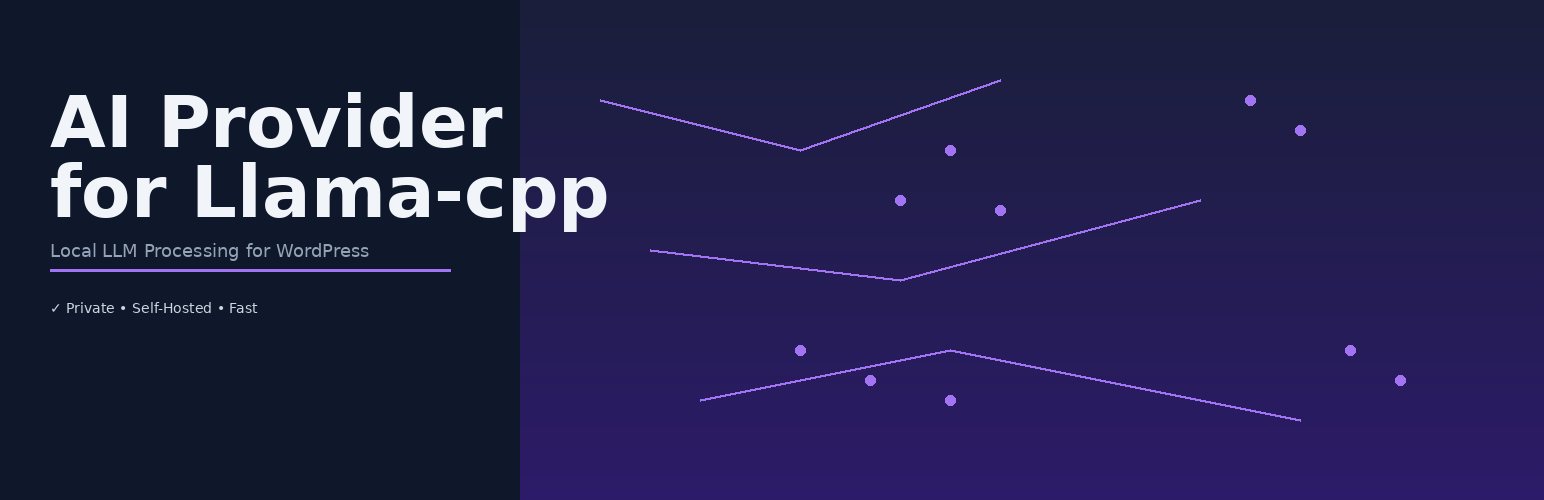 WordPress 外掛 AI Provider for llama.cpp 的封面圖片
