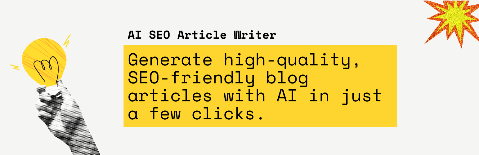 WordPress 外掛 AI SEO Article Writer 的封面圖片。