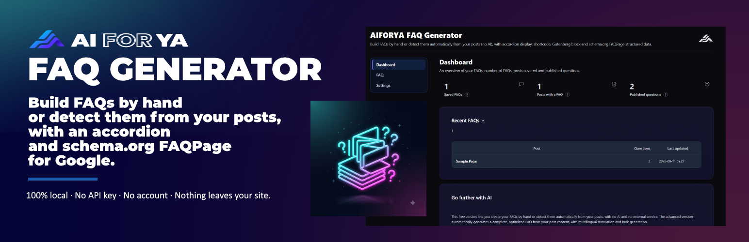 AIFORYA FAQ Generator
