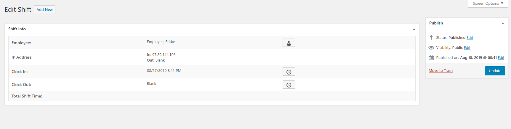 All in One Time Clock Lite &#8211; Tracking Employee Time Has Never Been Easier - Screenshot 2