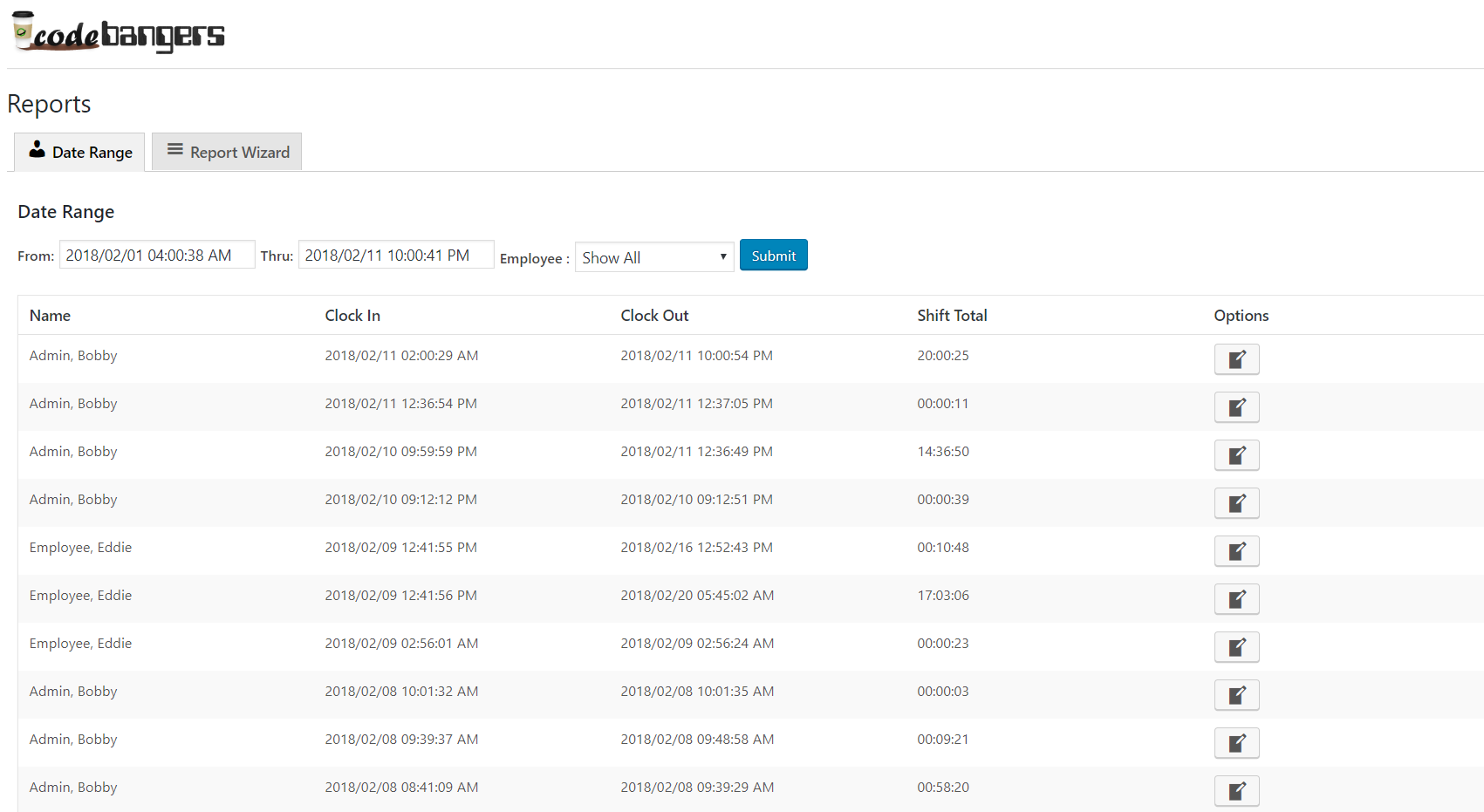All in One Time Clock Lite &#8211; Tracking Employee Time Has Never Been Easier - Screenshot 7