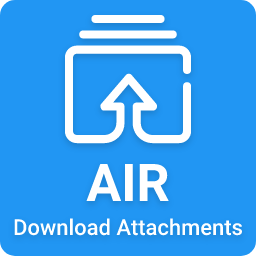 AIR Download Attachments logo