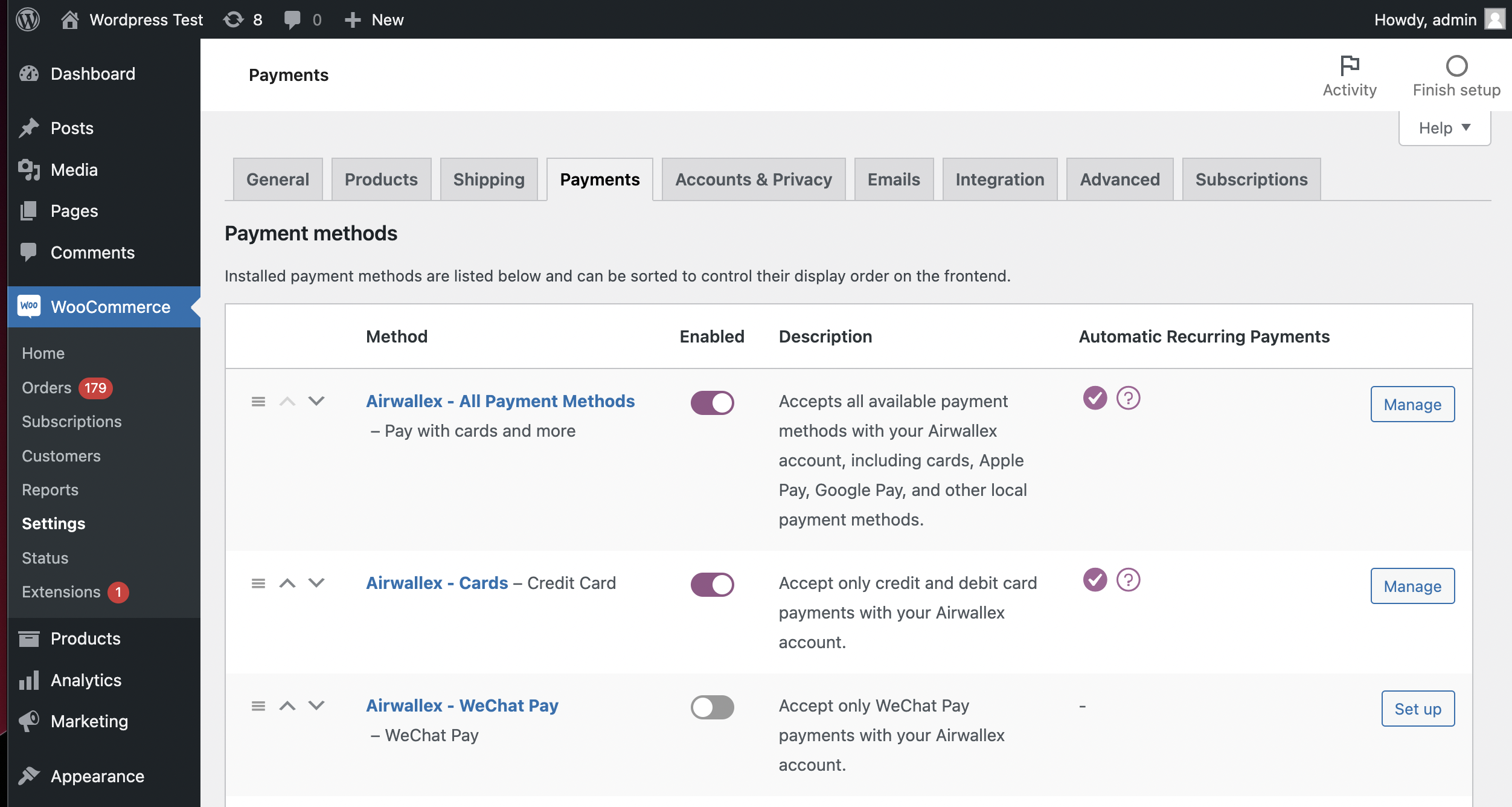 Airwallex Online Payments Gateway - Screenshot 1