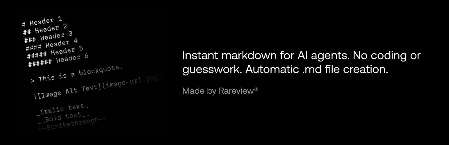 WordPress 外掛 AISignal Markdown Converter 的封面圖片